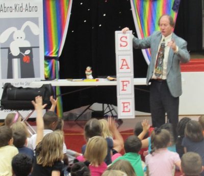 safety theme is incorporated in our magic show St. Louis