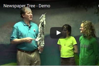 Learn Magic - Newspaper tree