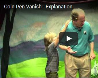 Learn Magic - Coin-Pen Vanish