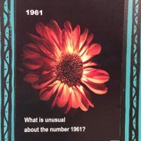 puzzler: what's unusual about 1961?