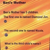 puzzler: ben's mother