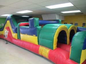 Circus Birthday Party-obstacle course at Abra-Kid-Abra